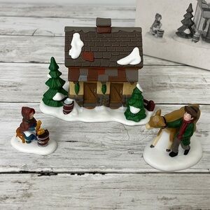 Department 56 tending the new Calves 58395